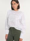 Kookai BLOUSE DENTELLE LEA BLANC