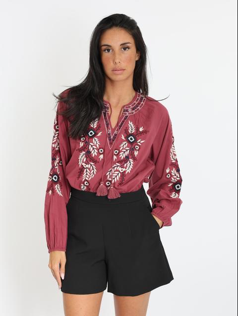 Kookai BLOUSE HANNAH BOIS DE ROSE