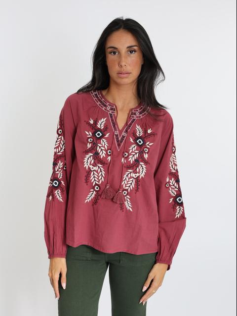 Kookai BLOUSE HANNAH BOIS DE ROSE