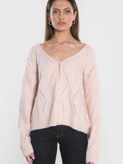 Kookai CARDIGAN MONICA ROSE PALE