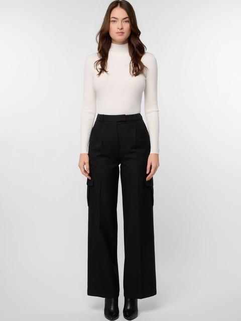 Kookai Pantalon cargo Charlie Noir