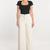 Kookai PANTALON FLARE VELOURS SUZANNE BEIGE CLAIR