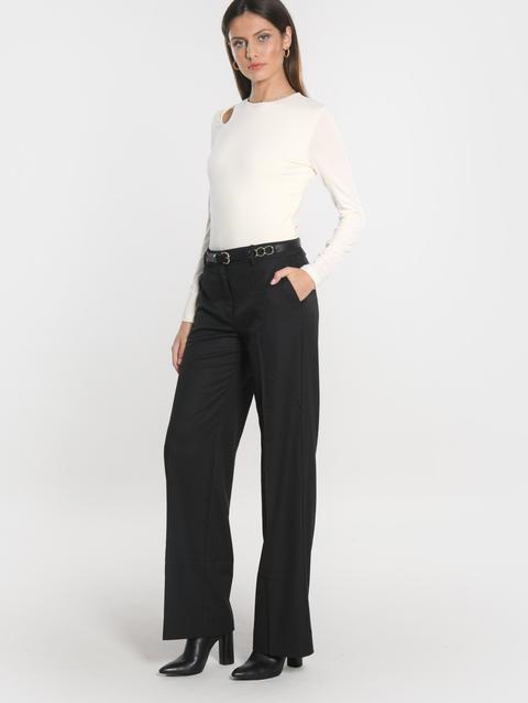 Kookai PANTALON TAILLE BASSE SHEILA NOIR