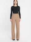 Kookai PANTALON TAILLE HAUTE MATHILDA MACCHIATO