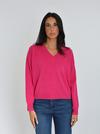 Kookai PULL COL V ANITA FUSCHIA