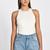 Kookai PULL DEBARDEUR COL ROND LOLITA OFF WHITE