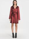 Kookai ROBE SIA VEE BORDEAUX