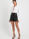 Kookai Short en cuir Wren