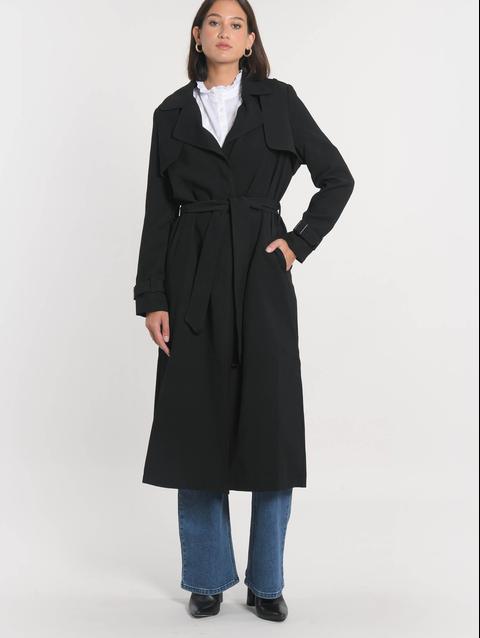 Kookai TRENCH LONG ASHER NOIR