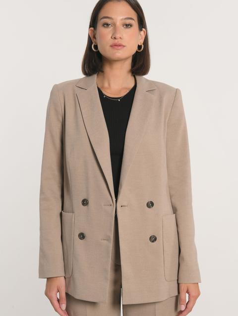 Kookai VESTE CROISÉE MACHA BEIGE